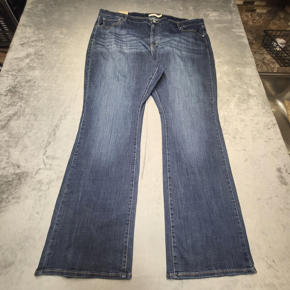 Levi's 725 Jeans Womens 26W Blue High Rise Bootcut Slim Stretch Denim 5-Pocket